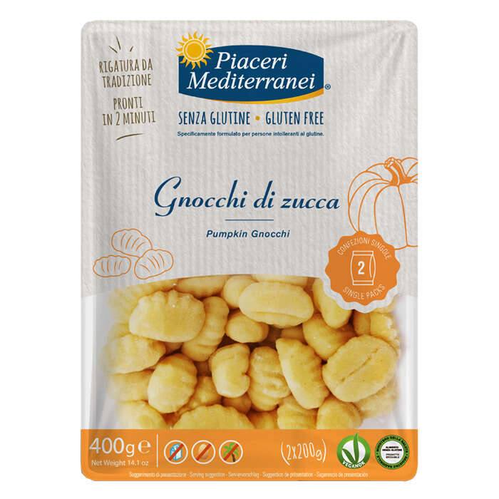 Piaceri meditteranei - Piaceri mediterranei gnocchi di zucca 400 g