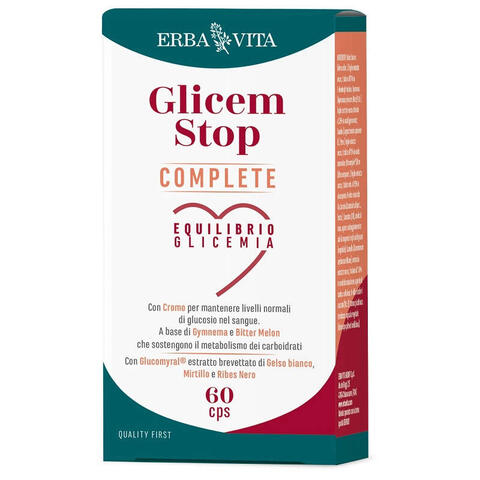 Erba vita - Glicem stop complete 60 capsule