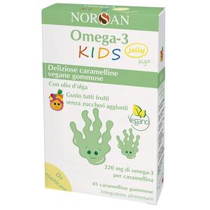 Norsan omega-3 kids - Norsan omega 3 kids jelly alga 45 caramelle gommose