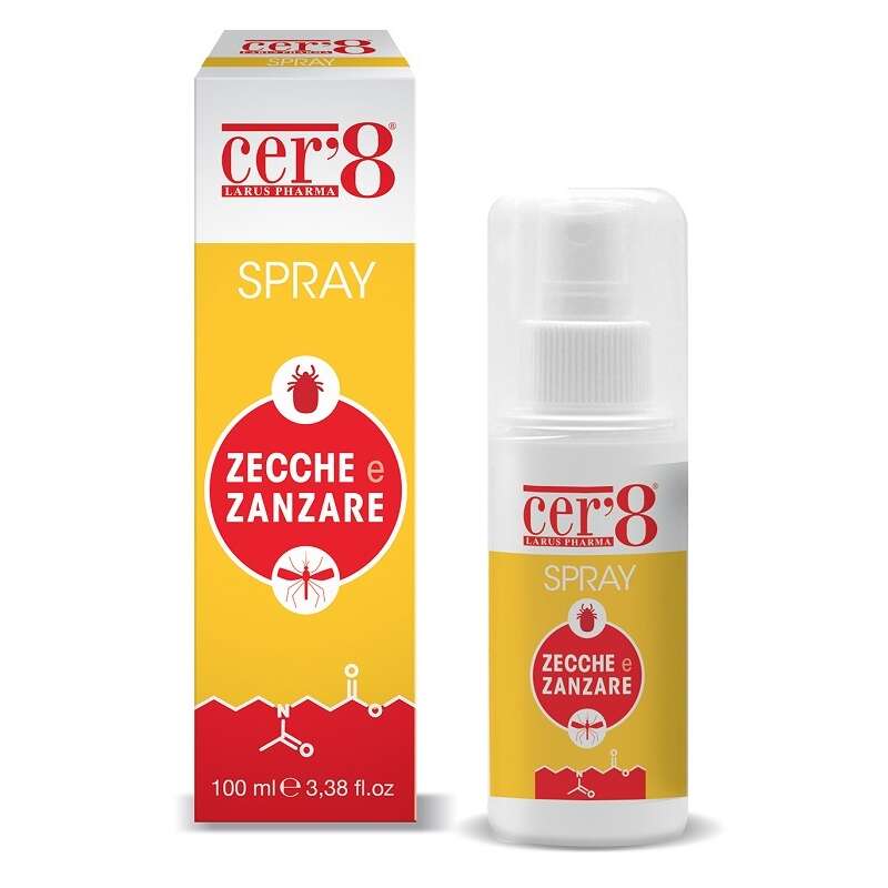 Cer'8 - Spray zecche e zanzare 100 ml