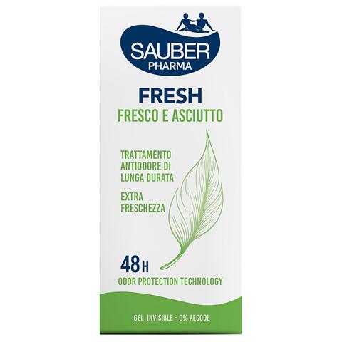 Sauber - Deo 48h fresh fresco e asciutto gel 30 ml