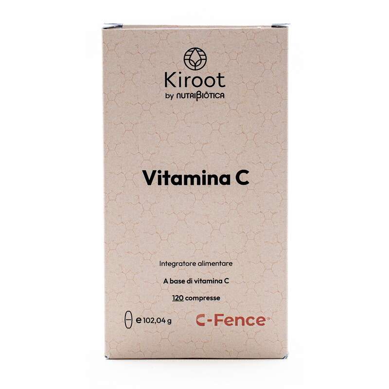 Kiroot vitamina c - Kiroot by nutribiotica vitamina c 120 compresse senza glutine senza lattosio