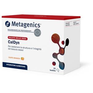 Metagenics - Caldyn 21 bustine gusto arancia con edulcorante senza glutine senza lattosio
