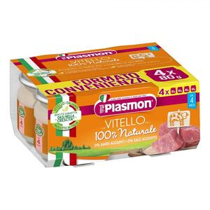 Plasmon - OMOGENEIZZATO VITELLO 4 X 80 G