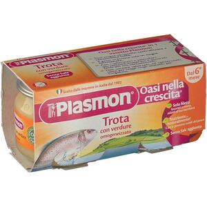Plasmon - OMOGENEIZZATO TROTA VERDURE 80 G X 2 PEZZI