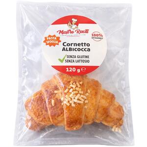 Mastro raciti cornetto albicocca - 120 g senza glutine senza lattosio