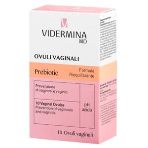 Vidermina - Prebiotic ovuli vaginali 10 pezzi