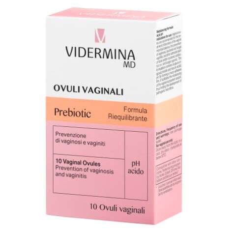 Vidermina - Prebiotic ovuli vaginali 10 pezzi
