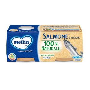 Mellin - Omogeneizzato salmone 2 x 80 g