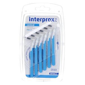 Interprox - Plus conico blu 6 pezzi