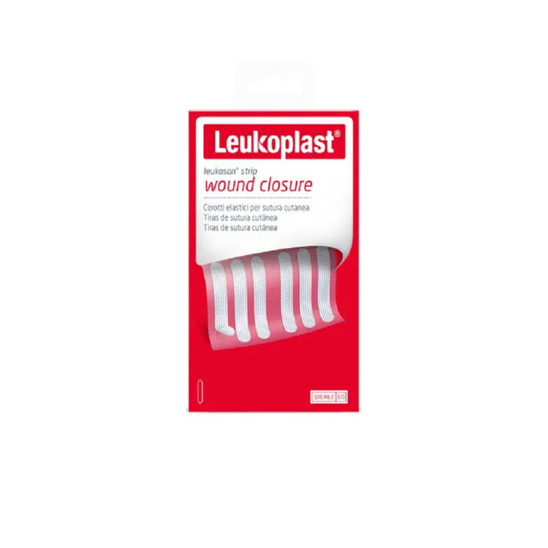 Leukosan - Cerotto per sutura  strip 6x38mm 2 buste x 6 cerotti
