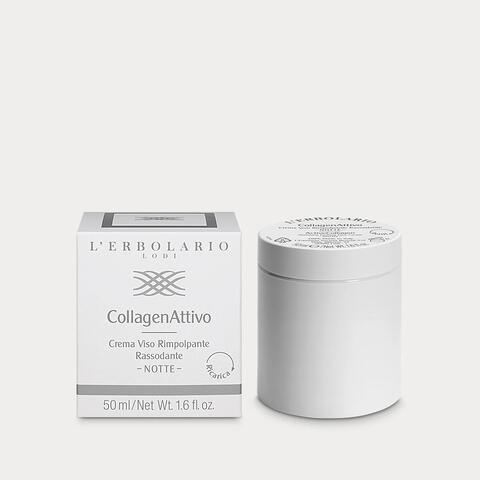 L'erbolario - COLLAGENATTIVO RICARICA CREMA VISO RIMPOLPANTE RASSODANTE NOTTE 50 ML