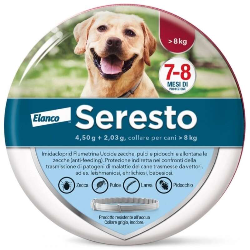Elanco - SERESTO*CANI 4,50+2,03G DA 8KG