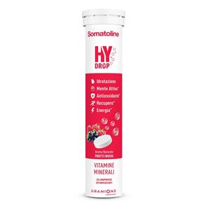 Somatoline hydrop frutti rossi - 20 compresse effervescenti