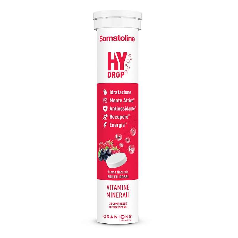 Somatoline hydrop frutti rossi - 20 compresse effervescenti