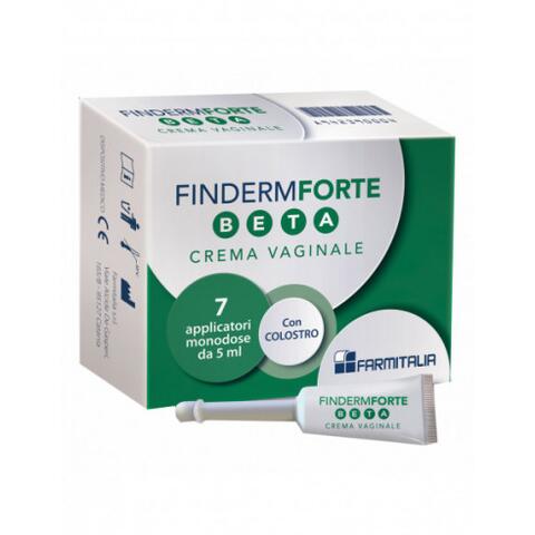 FARMITALIA - FINDERM FORTE BETA CREMA VAGINALE 7 APPLICATORI MONOUSO 5 G
