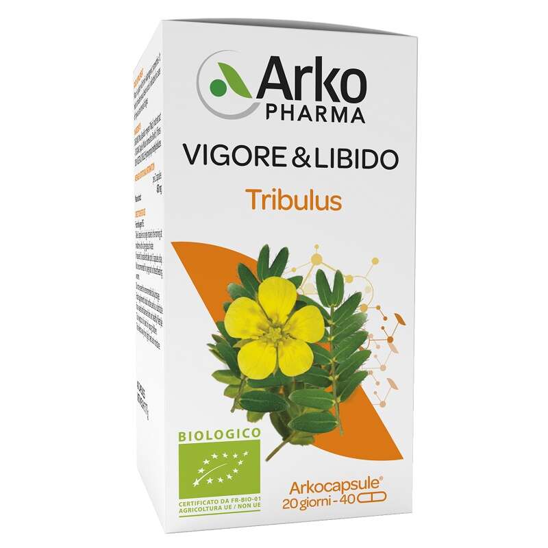 Arkofarm - Arkocapsule tribulus vigore&libido biologico 40 capsule