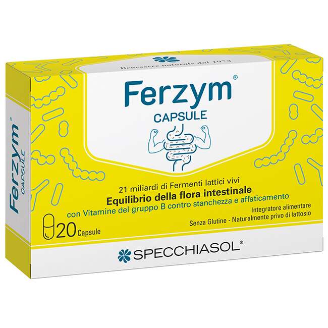 Ferzym - Capsule 20 capsule senza glutine naturalmente privo di lattosio