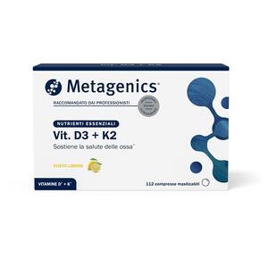 Vitamina d3 + k2 - Vit d3+k2 112 compresse masticabili con edulcoranti gusto limone senza glutine senza lattosio