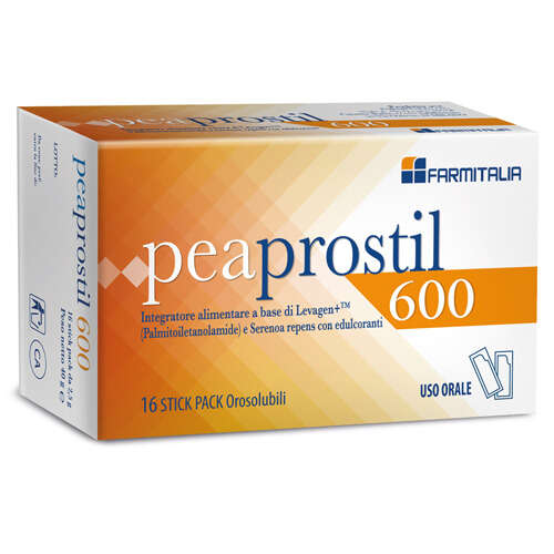 Peaprostil - 600 16 stick pack orosolubili