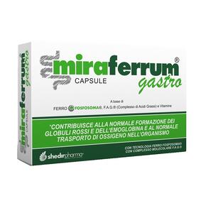 Miraferrum gastro - 30 capsule senza glutine naturalmente privo di lattosio