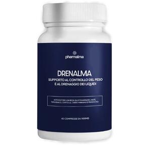 Pharmalma - Drenalma 60 compresse da 1100 mg senza glutine senza lattosio