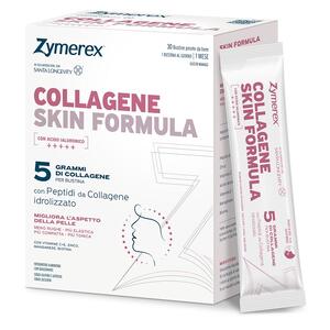 Zymerex - Collagene skin formula 30 bustine da 15 ml con edulcorante senza glutine senza lattosio