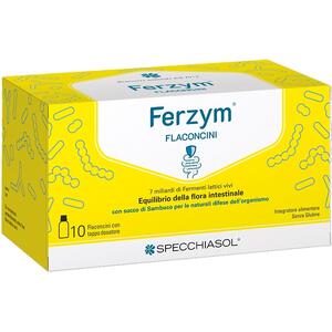 Ferzym - 10 flaconi x 8 ml con edulcorante