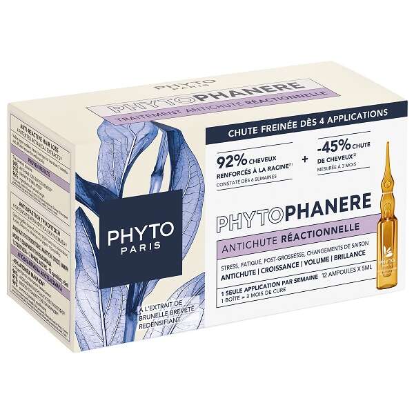 Phyto - Phanere anticaduta reactionnelle 12 fiale x 5 ml