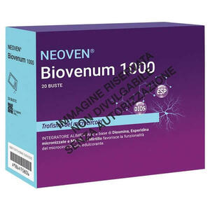 Laboratorio della farmacia - Biovenum 1000 20 buste da 5 g linea neoven