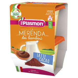 Plasmon - La merenda dei bambini merende latte cacao asettico 2 x 120 g