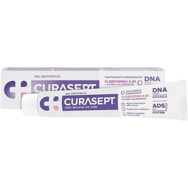 Curasept - Gel dentifricio ads dna trattamento rigenerante 75 ml