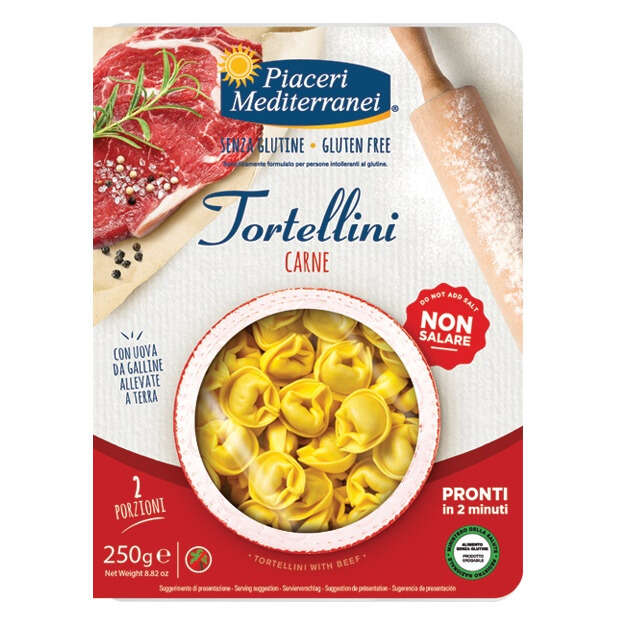 Piaceri meditteranei - Piaceri mediterranei tortellini carne 250 g