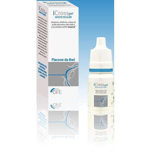 Off - Icross gel gocce oculari acido ialuronico cross-linkato 0,4% 8 ml