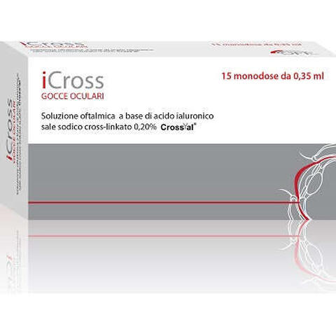 Off - Icross soluzione oftalmica acido ialuronico cross-linkato 0,2% 15 monodosi da 0,35 ml