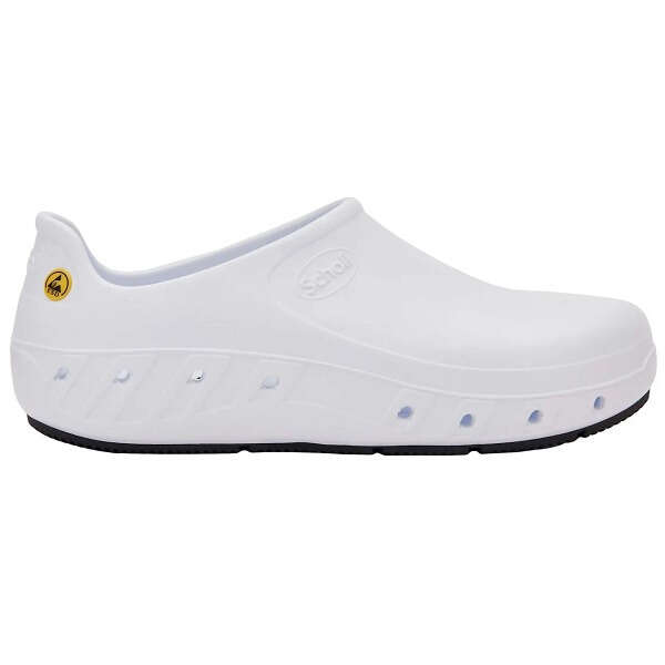 Scholl's - Calzatura ultragrip shoe eva u white tomaia eva fodera tomaia sfoderato sottopiede eva suola gomma fitting f 44