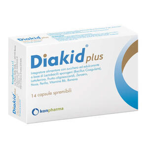 Konpharma - Diakid plus 14 capsule spremibili senza glutine