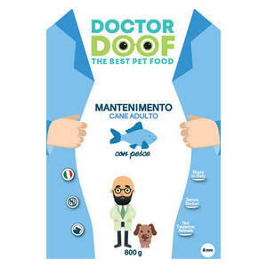 Doctor doof mantenimento cane adulto con pesce - Doctor doof mantenimento cane al pesce 800 g