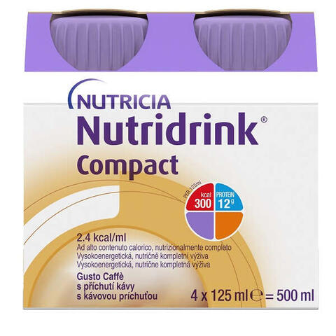 Nutridrink - Nutricia  compact gusto caffe' 4 bottiglie da 125 ml