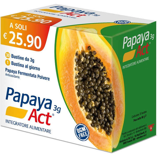 F&f - Papaya act 3g 30 bustine