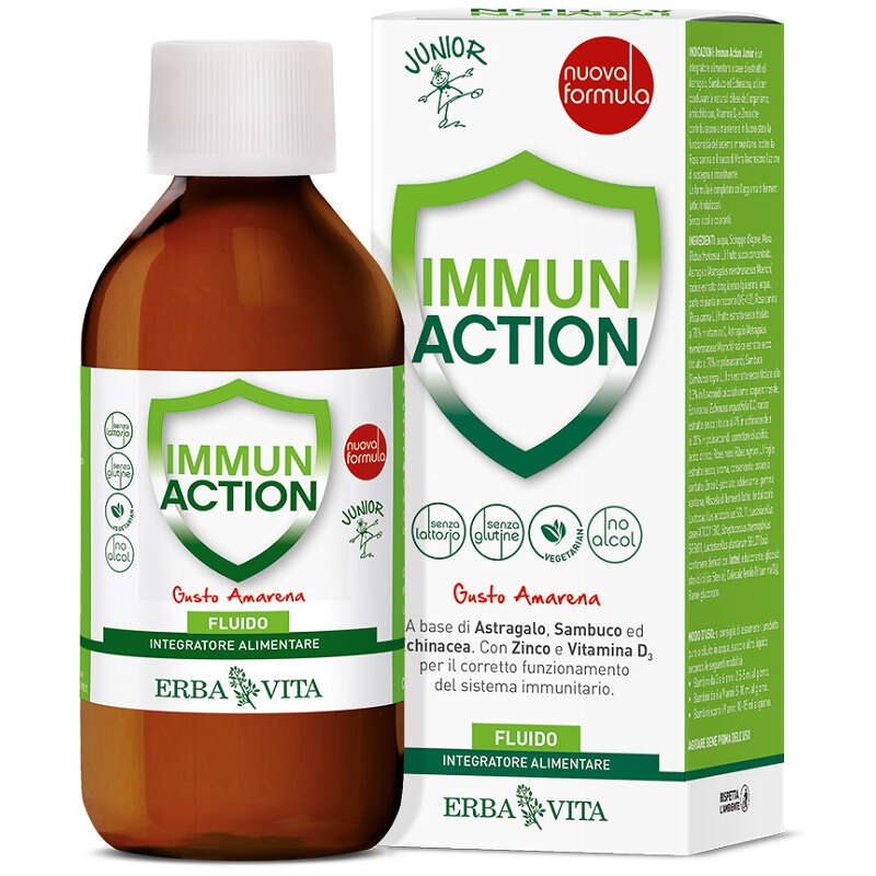 Erba vita - Immun action fluido junior 200 ml