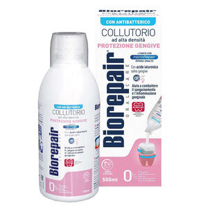 Biorepair - Oral care collutorio alta intensita' con antibatterico protezione gengive 500 ml