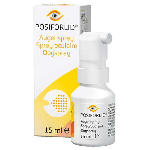 Cosmetico a cura delle palpebre irritate e per l'igiene quotidiana dei margini palpebrali - Posiforlid spray 15 ml