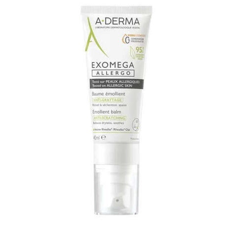 A-derma - Exomega allergo cs balsamo emolliente anti-prurito 40 ml