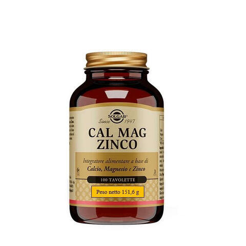 Solgar - Cal mag zinco 100 tavolette