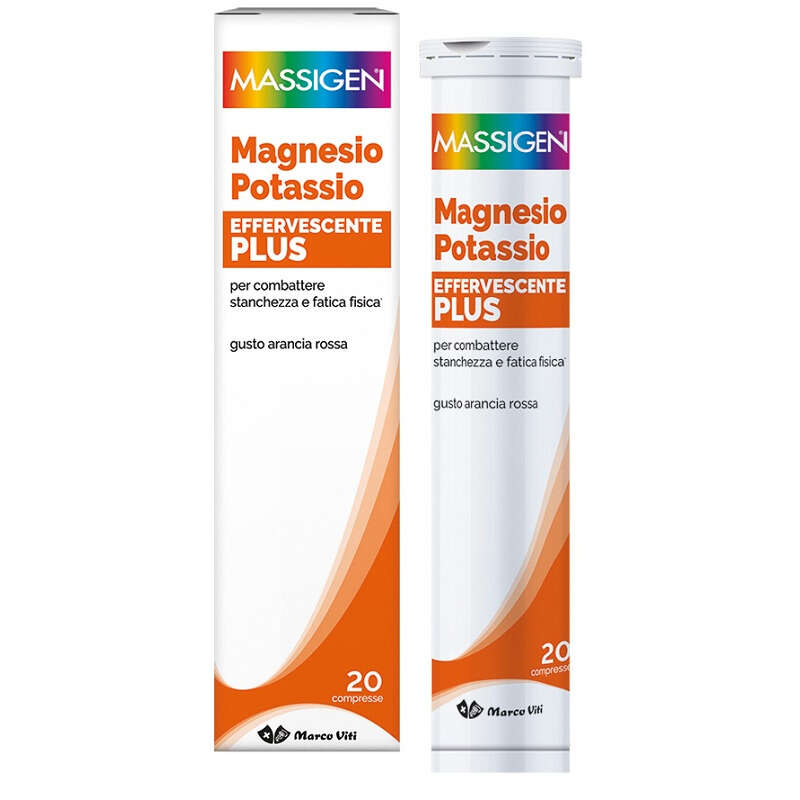 Massigen - Magnesio potassio plus 20 compresse effervescenti