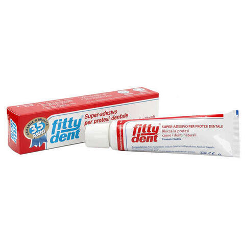 Fittydent - Pasta classica super adesivo per protesi dentale 40 g
