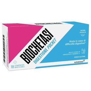 Biochetasi - Digestione pocket 18 compresse masticabili