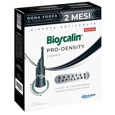 Bioscalin - Pro density uomo booster capillare 16 fiale x 2,5ml
