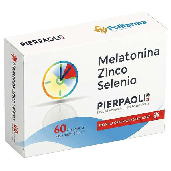 Pierpaoli - Melatonina zinco selenio  60 compresse